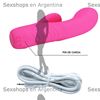 Estimulador de punto G y clitoris con carga USB